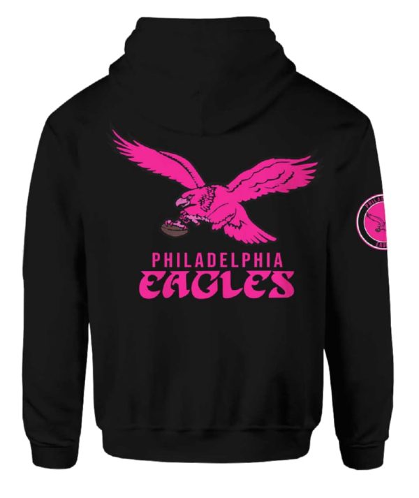 Eagles October Breast Cancer Awareness Month Hoodie