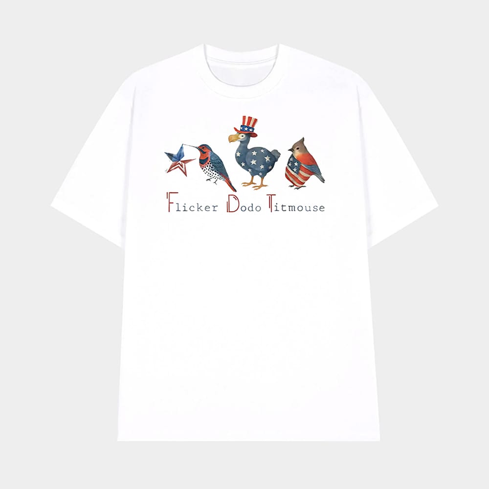 FDT Flicker Dodo Titmouse Independence Day Shirt 1 FDT Flicker Dodo Titmouse Independence Day Shirt