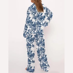 Bernese Mountain Dog Silky Satin Pajama Set3