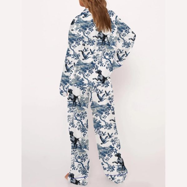 German Shorthaired Pointer Silky Satin Pajama Set