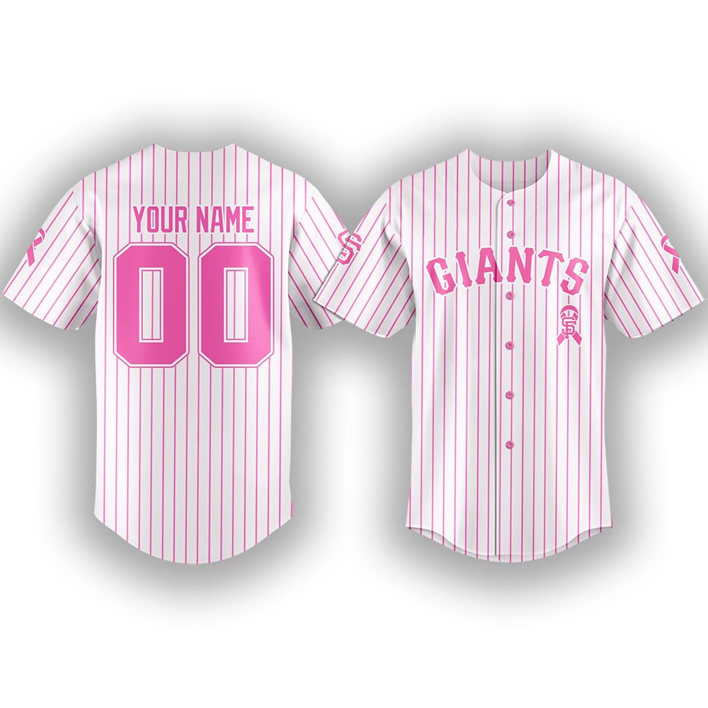 Giants Breast Cancer Awareness Game Night Jersey 2025 Giants Breast Cancer Awareness Game Night Jersey 2025