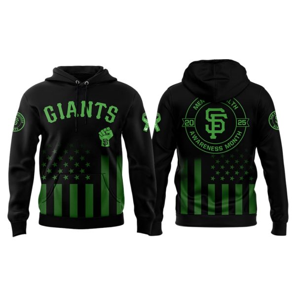 Giants Mental Health Awareness Month 2025 Hoodie