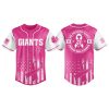 Giants Pink Out The Park Baseball Jersey 2025