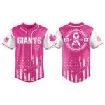 Giants Pink Out The Park Baseball Jersey 2025