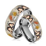 Gilmore Girls Silver Tungsten Couples Rings