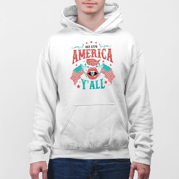 Groovy America Y’all 4th Of July T-Shirt