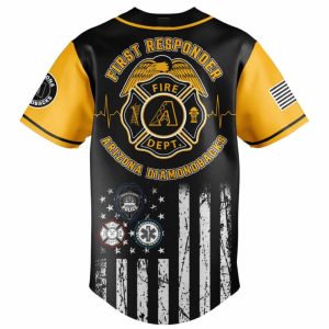 2025 Diamondbacks First Responders Night Jersey3