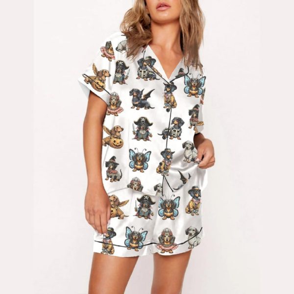Halloween Dachshund Pajama Set