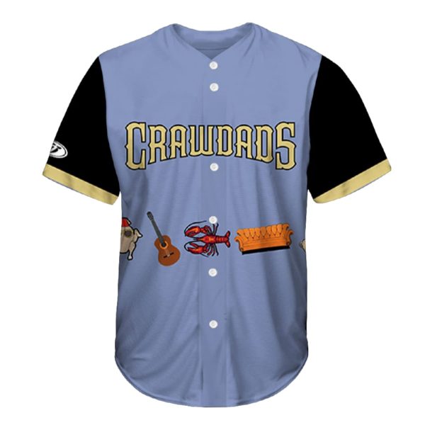 Hickory Crawdads Baseball Friends Day Night 2025 Jersey