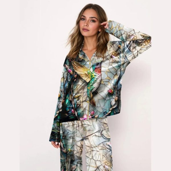 Hummingbird Bird Lovers Pajama Set