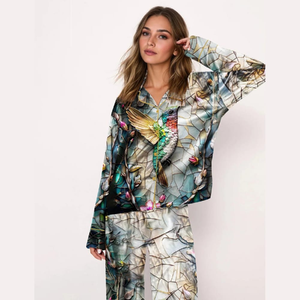 Hummingbird Bird Lovers Pajama Set Hummingbird Bird Lovers Pajama Set