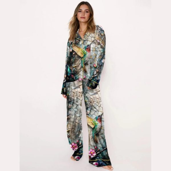 Hummingbird Bird Lovers Pajama Set