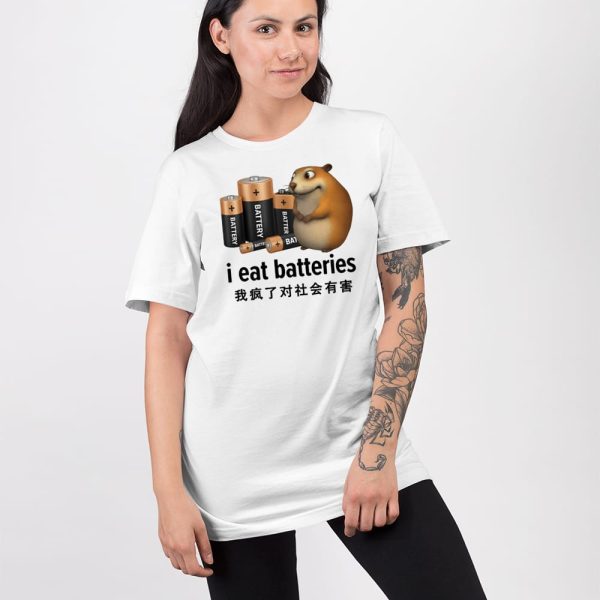 I Eat Batteries Chinese Shirt