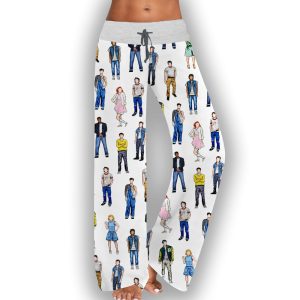 The Outsiders Musical Contrast Wide Leg Pants For Women1