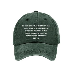 We Must Especially Beware Of That Small Group Of Selfish Men Hat1
