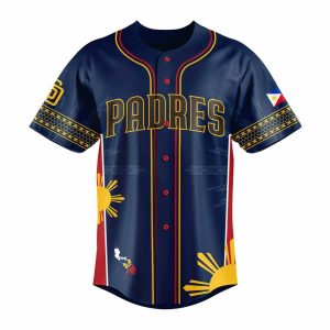 Padres Filipino Heritage Night 2025 Custom Name Jersey1