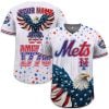 Independence Day Celebration Mets Baseball Jersey