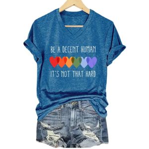 Be A Decent Human Its Not That Hard Shirt1