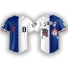 Jace Jung Josh Jung Tigers x Rangers Jersey