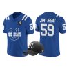 Jim Irsay Colts Blue Heart Football Jersey