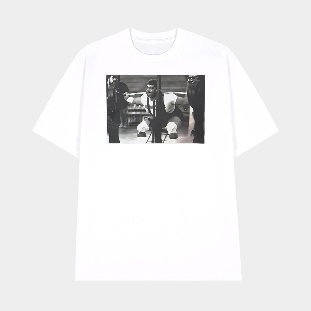 Jim Irsay Weightlifting Shirt 1 Jim Irsay Weightlifting Shirt