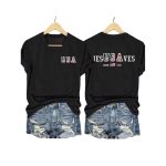 John 3 16 USA Jesus Saves Shirt