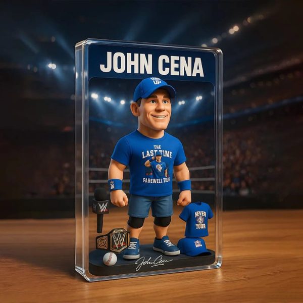 John Cena The Last Time Farewell Tour Acrylic Block Plaque