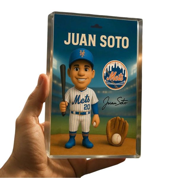 Juan Soto NY Mets Acylic Block Plaque