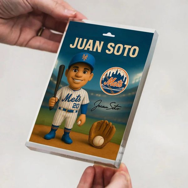 Juan Soto NY Mets Acylic Block Plaque