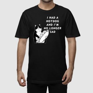 I Had A Hotdog And Im No Longer Sad Shirt 2