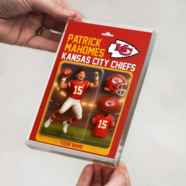 KC Chiefs P.Mahomes Acrylic Block Plaque