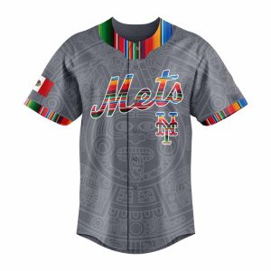 Mets Mexican Heritage Night Gray Combo Jersey 20251