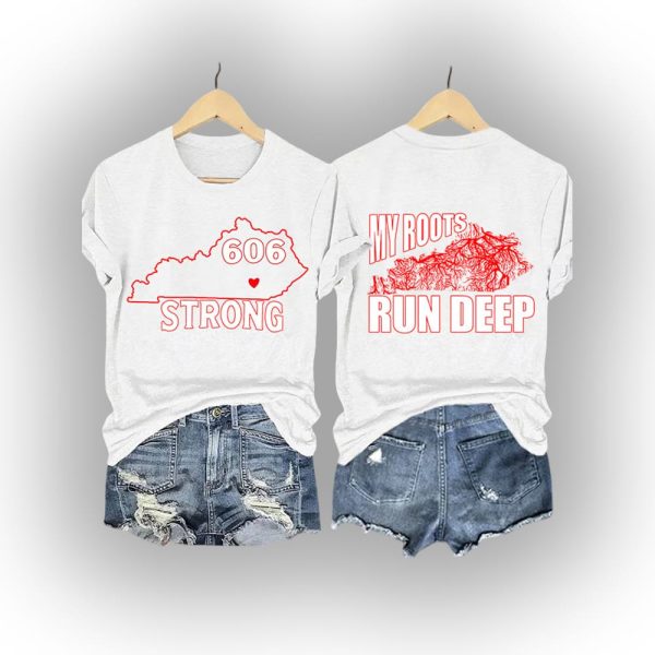 Kentucky 606 Strong My Roots Run Deep Shirt