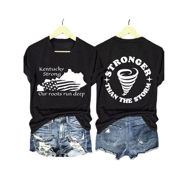 Kentucky Strong Our Roots Run Deep Stronger Than The Storm Shirt