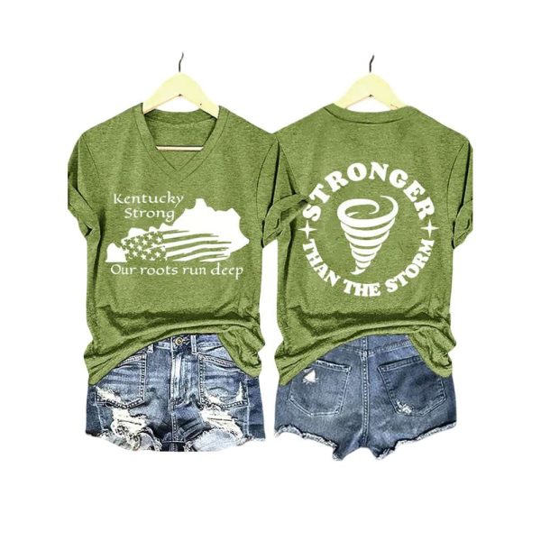 Kentucky Strong Our Roots Run Deep Stronger Than The Storm Shirt