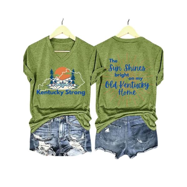 Kentucky Strong The Sun Shines Bright On My Old Kentucky Home Shirt
