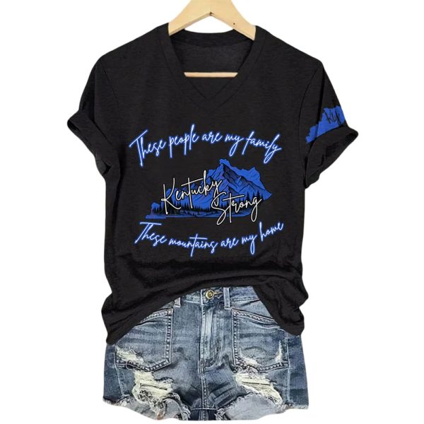 Kentucky Strong These People Are My Family These Mountains Are My Home KY Shirt