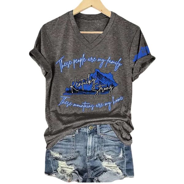 Kentucky Strong These People Are My Family These Mountains Are My Home KY Shirt