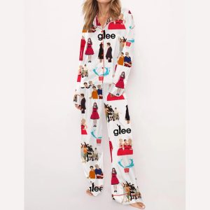 Musical TV Show Silky Satin Pajama Set2