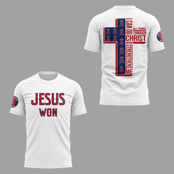 LA Angels x Jesus Won 2025 Shirt