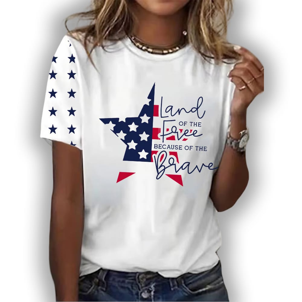 Land Of The Free Because Of The Brave Shirt Land Of The Free Because Of The Brave Shirt