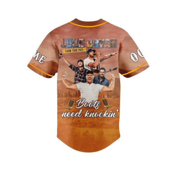 Luke Bryan Farm Tour 2025 Baseball Jersey