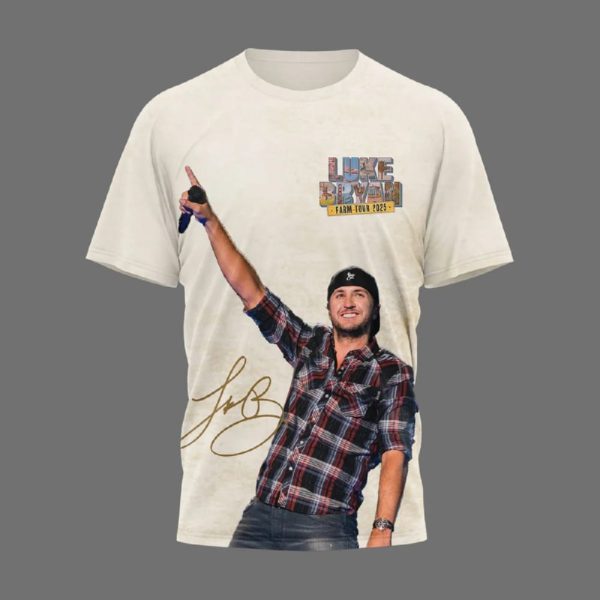 Luke Bryan Farm Tour 2025 Life On The Farm Where The Music Never Stops Shirt