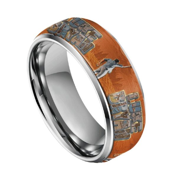 Luke Bryan Silver Tungsten Couples Rings