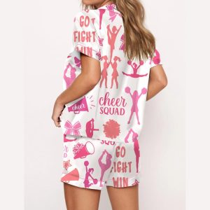 Cheerleading Silky Satin Pajama Set1