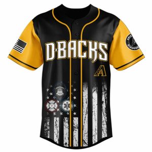 2025 Diamondbacks First Responders Night Jersey1