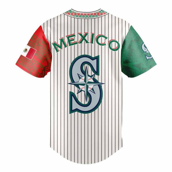 Mariners Mexican Heritage Night Striped 2025 Jersey
