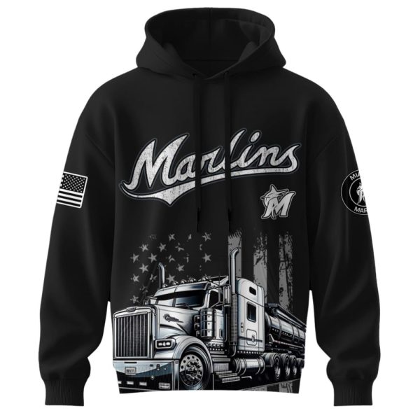 Marlins Nation Truck Driver Appreciation Week Hoodie 2025