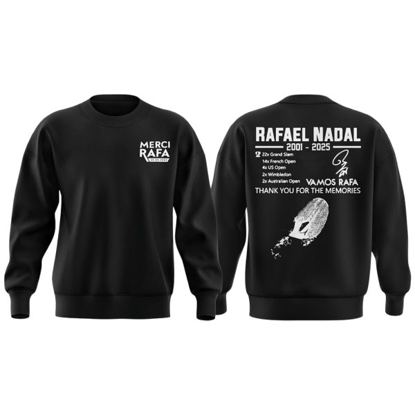 Merci Rafa Rafael Nadal 2025 Sweatshirt