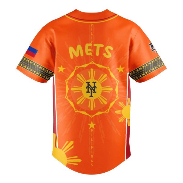 Mets Filipino Heritage Night City Connect Orange Jersey 2025